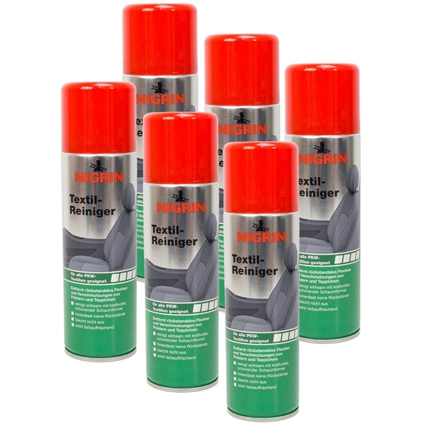 Set 6 Buc Nigrin Spray Spuma Curatat Tapiteria Textil-Reiniger 300ML 72981